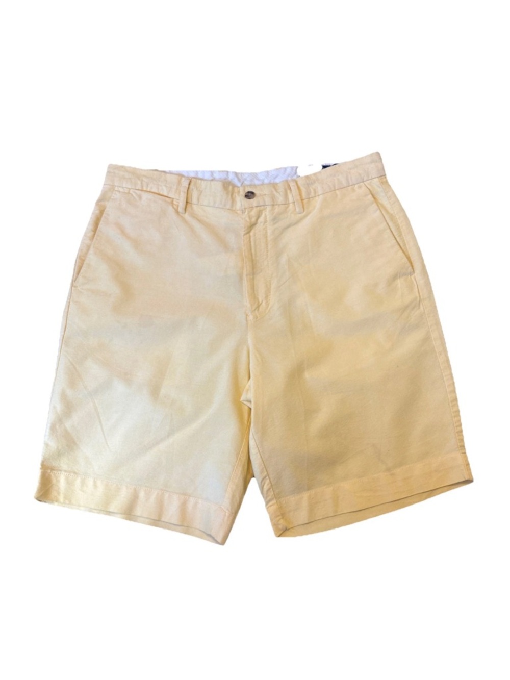 Polo Ralph Lauren Shorts Mens size 32 Pastel Yellow Flat Front Classic Fit